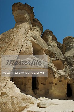 Dwelling in Rock Formation, Cappadocia, Turkey