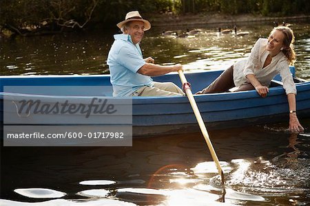 Couple in Rowboat