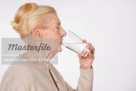 Woman Drinking Water Woman Drinking Water