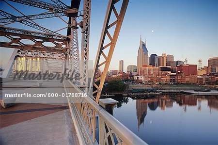 Cityscape from Bridge, Nashville, Tennessee