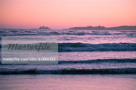 Waves on Shore, Pacific Rim National Park, Vancouver Island, British Columbia, Canada