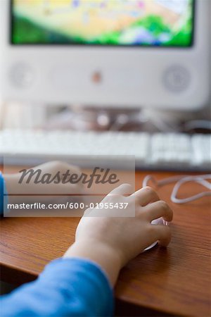 Child Using the Computer