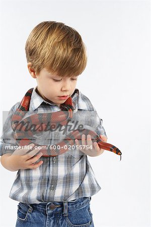 Boy with Snake