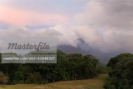 Volcano in Clouds, Arenal Volcano, Costa Rica