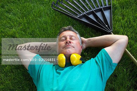 Man Lying Down