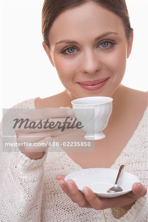 Woman Drinking Tea