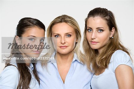 Portrait of Mother and Daughters