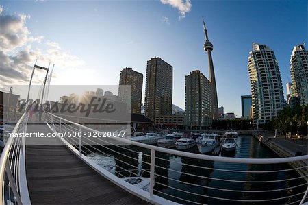 Toronto Harbourfront at Dusk, Ontario, Canada