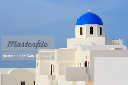 Church, Oia, Santorini, Cyclades Islands, Greece