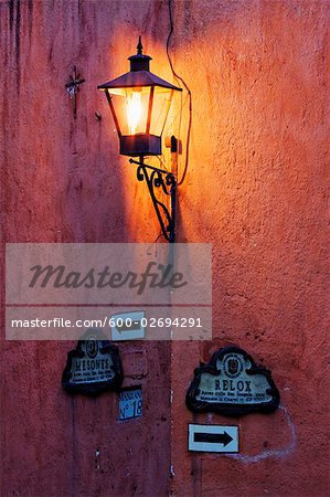 Street Lamp, San Miguel de Allende, Guanajuato, Mexico