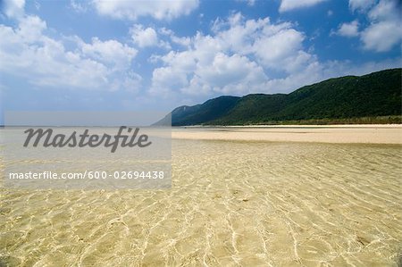 Clear Water and Sandy Beach, Ishigaki Island, Yaeyama Islands, Okinawa, Japan