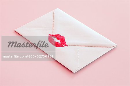 Envelope Sealed With a Kiss