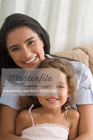 Portrait of Mother and Daughter