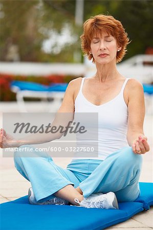 Woman Doing Yoga