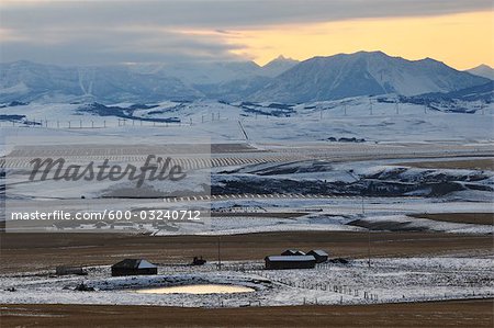 Prairie Near Pincher Creek, Alberta, Canada