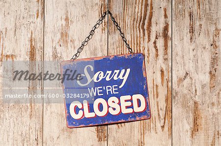 Closed Sign Closed Sign