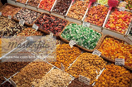 Candy Store, Barcelona Market, Barcelona, Catalunya, Spain