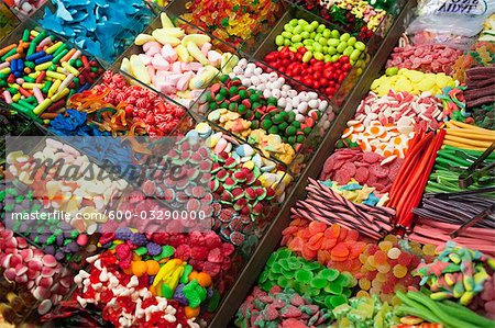 Candy Store, Barcelona Market, Catalunya, Spain