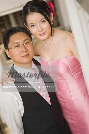 Portrait of Couple in Formal Wear