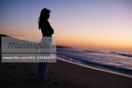 Woman at Beach, Baja California Sur, Mexico