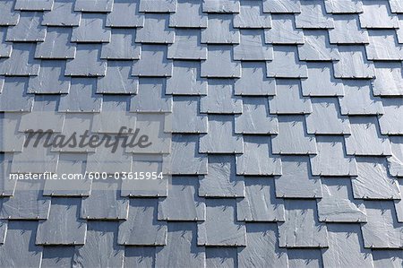 Slate Wall, Clausthal-Zellerfeld, Goslar, Harz, Lower Saxony, Germany