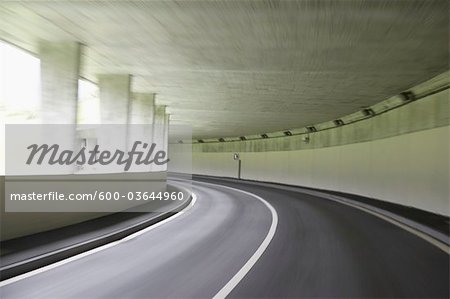 Road Tunnel, Val-d'Isere, Savoie, Rhone-Alpes, France