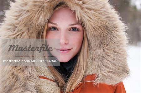 Woman with Dog, Frisco, Summit County, Colorado, USA