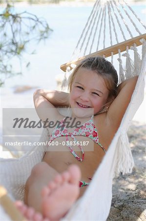 Girl in Hammock