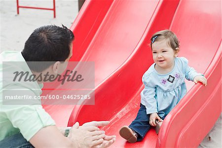 Father and Daughter at Park