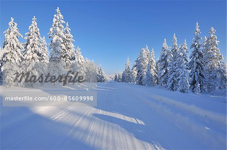Road, Kuusamo, Northern Ostrobothnia, Oulu Province, Finland