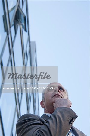 Portrait of Businessman, Mannheim, Baden-Wurttemberg, Germany