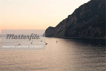 Shoreline, Monterosso al Mare, Cinque Terre National Park, Cinque Terre, Province of La Spezia, Liguria, Italy