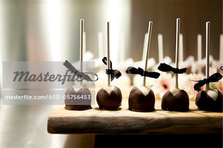 Chocolate Lollipops at Wedding Chocolate Lollipops at Wedding