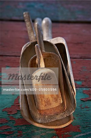 Wooden Vintage Scoops, Ontario, Canada