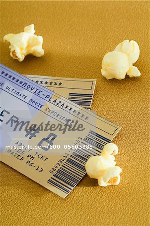 Movie Tickets and Popcorn