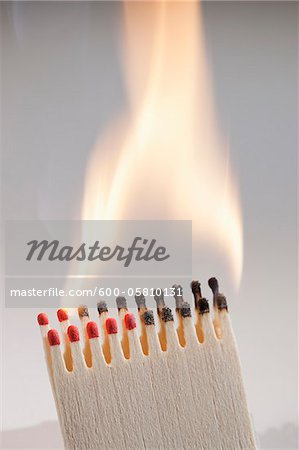 Burning Matches