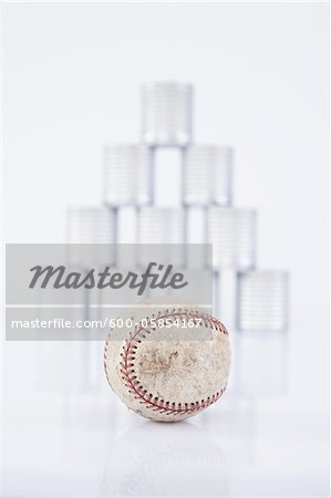 Baseball and Tin Cans