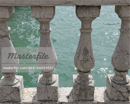 Stone Balustrade, Venice, Veneto, Italy