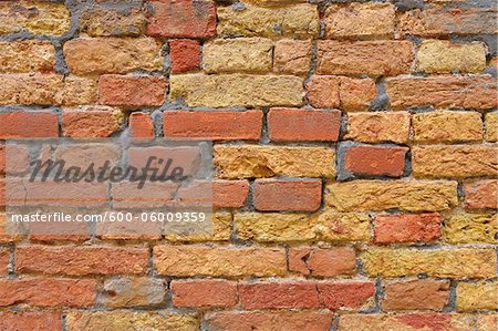 Brick Wall, Venice, Veneto, Italy