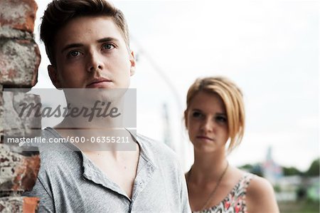 Couple, Mannheim, Baden-Wurttemberg, Germany