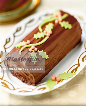 Chocolate Yule Log