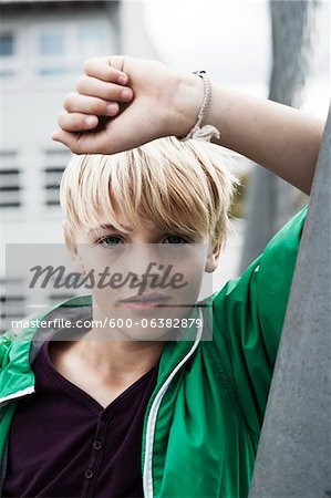 Teenage Boy Playing Video Games, Mannheim, Baden-Wurttemberg