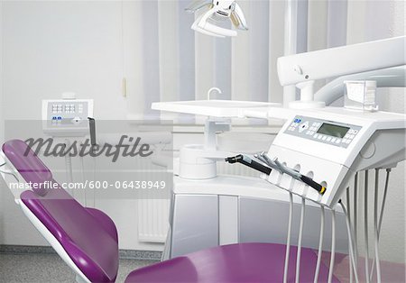 Dentist's Chair and Equipment in Dental Office, Germany