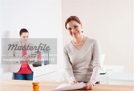 Women Working in Office