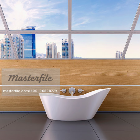 3D-Illustration of Bathtub