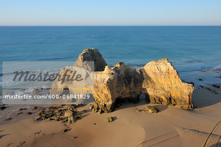 Rock Formations at Praia da Rocha, Portimao, Algarve, Portugal