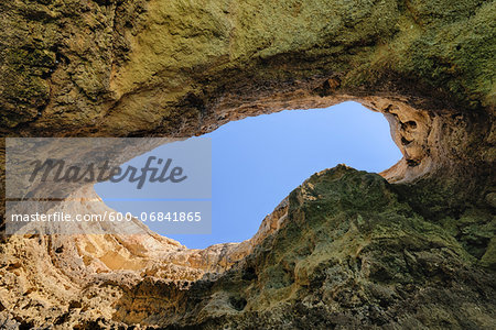 Natural Arch in Cliffs between Armacao de Pera and Portimao, Benagil, Lagoa, Portugal