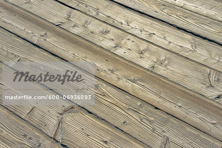 Close-up of Wooden Planks, Sankt Peter-Ording, Nordfriesland, Schleswig-Holstein, Germany