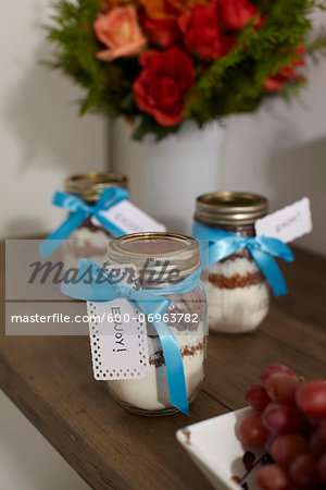 Cookie Mix in Gift Jars, Studio Shot