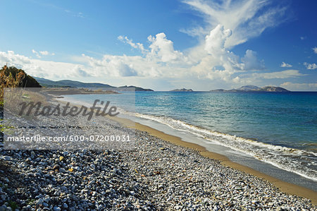 Soroni beach, Rhodes, Dodecanese, Aegean See, Greece, Europe